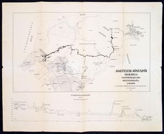 1935 Aggtelek-Jósvafői (Baradla) Cseppkőbarlang Helyszínrajza, 1:10000. Bp., 1935, M. Kir. Állam Nyomda, 59x74 Cm - Other & Unclassified