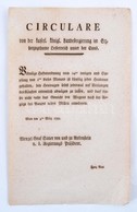 1791 Bécs, Az Enns Ment Osztrák Főhercegség Körlevél A Szénakereskedőknek A Széna Megméréséről, Német Nyelven, 1 Sztl. L - Zonder Classificatie