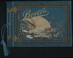 1892 Boston Illustrated. Photographs In Black. New York, 1892, A. Wittemann, 2 P.+32 T. (Fekete-fehér Fotók.) Angol Nyel - Unclassified