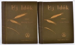 1906 Új Idők Képes Hetilap Teljes évfolyam Két Kötetben, Egészvászon Kötésben. - Unclassified