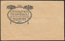 Cca 1910 Kolozsvár, Joánovics Testvérek Boríték 13x9 Cm - Sin Clasificación