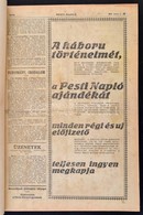 1915 A Pesti Napló Különféle Töredékes, Hiányos Számainak Gyűjteménye, Kopott Félvászon-kötésben. - Unclassified
