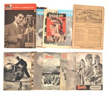 Cca 1920-1960 16 Db Vegyes újság. Repülés, Nemzet, Délibáb - Unclassified