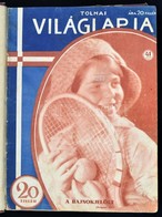 1932 Tolnai Világlapja. XXXIV. évf. 41-52. Számai. Korabeli Félvászon-kötésben, Egybe Kötve, Kopott Borítóval, Sérült Ge - Ohne Zuordnung