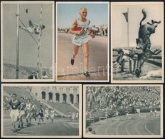 1932 Egy Olimpia Képei, 11 Db Nyomtatvány, Hátoldalon Német Nyelvű Leírással - Ohne Zuordnung