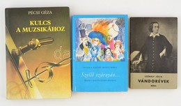 Vegyes Zenei Témájú Könyvtétel, 3 Db: 
Pécsi Géza: Kulcs A Muzsikához. Bp.,1989, Tankönyvkiadó. Kiadói Kartonált Papírkö - Sonstige & Ohne Zuordnung