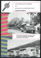Volán Kecskemét Előszállítási Szerződés Kisplakát, Csepel és IFA Járművekkel, 30×20 Cm - Andere & Zonder Classificatie