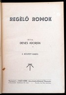 Dienes Adorján: Regélő Romok. Rozsnyó,(1940), Sajó-Vidék Könyvkiadóvállalat.  II., Bővített Kiadás. Kiadói Egészvászon-k - Unclassified