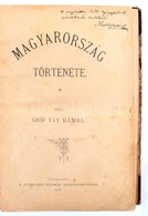 Vay Dániel: Magyarország Története. I. Köt. Debrecen, 1888, 'Debreceni Ellenőr',394+4 P. Korabeli Félvászon-kötés, Kopot - Ohne Zuordnung