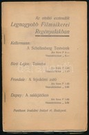 Hevesy Iván-Dévai Béla: A Film Kulisszatitkai. Bp.,1928, Jakab-nyomda. Fekete-fehér Fotókkal Illusztrálva. A Borítója Hi - Unclassified