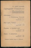 Hevesy Iván-Dévai Béla: A Film Kulisszatitkai. Bp.,1928, Jakab-nyomda. Fekete-fehér Fotókkal Illusztrálva. A Borítója Hi - Sin Clasificación