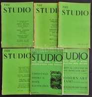 1931-1937 The Studio Angol, Művészeti Folyóirat 6 Száma, Angol Nyelven, 1937 Decemberi Számban Karácsonyi Könyvillusztrá - Sin Clasificación