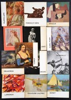 A Művészet Kiskönyvtára 13 Kötete: Ranoir, Izsó, Aurel Popp, Delacroix, Degas, Corot, Braque, Ferenczy Béni, Filippo Lip - Unclassified