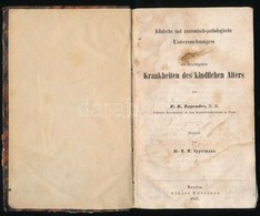 F(rançois) L(aurent) Legendre: Klinische Und Anatomische-pathologische Untersuchungern. Berlin, 1847, Albert Förstner, X - Zonder Classificatie