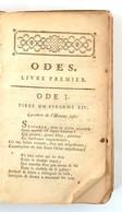 Oeuvres De Choisies De Rousseau. Cca 1800. Hiányos (címlap, Borító) Francia Könyv. 347p. - Sin Clasificación