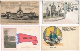 ** * 64 Db Főleg RÉGI Változatos Témájú Képeslap, Vegyes Minőség / 64 Mostly Pre-1945 Postcards With A Diverse Theme, Mi - Sin Clasificación