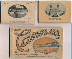 ** 8 Db RÉGI Külföldi és Magyar Képeslapfüzet / 8 Pre-1945 Hungarian And European Postcard Booklets - Unclassified