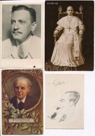 ** * 20 Db RÉGI Motívum Képeslap: Színész, Híres Ember, Uralkodó, Vallás / 20 Pre-1945 Motive Postcards: Actor, Famous P - Unclassified