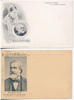 ** 11 Db RÉGI Használatlan Motívumlap: Giuseppe Verdi / 11 Pre-1945 Unused Motive Postcards: Giuseppe Verdi - Sin Clasificación