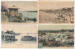 ** * 7 Db Régi Jó Minőségű Külföldi Városképes Lap / 7 Pre-1945 Good Quality European And Worldwide Town-view Postcards - Unclassified