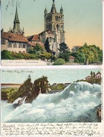 4 Db RÉGI Svájci Városképes Lap / 4 Pre-1945 Swiss Town-view Postcards - Unclassified