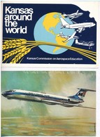 ** * 10 Db MODERN Motívumlap: Repülőgépek / 10 Modern Motive Postcards: Aircrafts - Unclassified