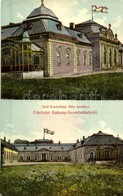 T2 1912 Bakonyszombathely, Bakony-Szombathely; Gróf Esterházy Béla Kastély. Kiadja Haftl Kálmán - Sin Clasificación