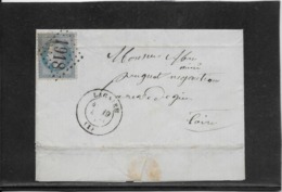 France N°29 Oblitéré GC 1918 & Type 17 Lagnieu (1)  - 1870 - TB - 1863-1870 Napoleon III With Laurels