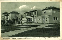 T2/T3 1939 Balatonőszöd, Ipari és Kereskedelmi Minisztérium Tisztviselői Jóléti Egyesületének üdülőtelepe (fl) - Unclassified