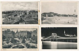 ** * Budapest - 20 Db Régi és Modern Városképes Lap / 20 Pre-1945 And Modern Town-view Postcards - Unclassified