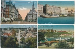** * Budapest - 20 Db Főleg Régi Városképes Lap / 20 Mainly Pre-1945 Town-view Postcards - Ohne Zuordnung