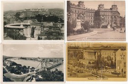 ** * Budapest - 35 Db Főleg Régi Városképes Lap / 35 Mainly Pre-1945 Town-view Postcards - Unclassified