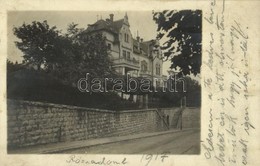 * T2 1917 Budapest II. Rózsadomb, Ady Endre Utca 3. Szám Alatti Villa. Photo - Unclassified