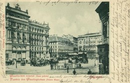 T2 1900 Budapest V. Gizella Tér (Vörösmarty Tér), Haas Palota, Piac, Pesti Magyar Kereskedelmi Bank. Divald Károly 242. - Sin Clasificación