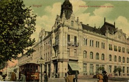 T2 1909 Szeged, Csongrádi Takarékpénztár Palota, Gyógyszertár, Schwarcz üzlete, SZKV Megállóhely, Villamos - Sin Clasificación