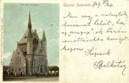 T3 1907 Szolnok, Református Templom. Bakos István Kiadása  (EB) - Sin Clasificación