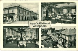 T2 Veszprém, Korona Szálloda éttermei, Belsők, Kávéház, Terasz, Automobil - Unclassified
