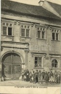 T2 1915 Beszterce, Bistritz, Bistrita; A Legrégibb épület A XIV. Századból, J. Kwasta üzlete. Bartha Mária Kiadása / The - Unclassified