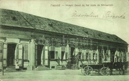 * T2/T3 1910 Facset, Facsád, Faget; Hirschl Dávid és Fia Iroda és Sörcsarnok / Shop And Beer Hall (EK) - Ohne Zuordnung