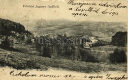 T2/T3 1904 Jegenye, Leghia; Jegenye Fürdő, Nyaraló. Kiadja A. Sonnenfeld / Spa, Villa + '1904 EGERES' - Ohne Zuordnung