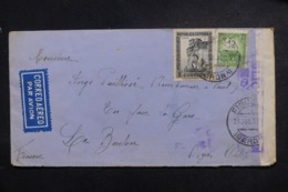 ESPAGNE - Cachet De Censure Sur Enveloppe De Figueras Pour La France En 1937, Affranchissement Plaisant - L 46773 - Marcas De Censura Republicana