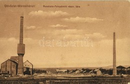 T2/T3 Marzsina, Marschina, Margina; Ruszkatő Falepároló Részvénytársaság Gyára. Pangl József Kiadása / Vinegar Factory,  - Ohne Zuordnung