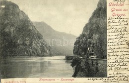 T2/T3 1907 Orsova, Kazán-szoros. Hutterer G. 178. / Kasanenge / Cazane / Gorge (EK) - Sin Clasificación