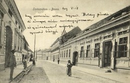 T2 1907 Szászváros, Broos, Orastie; Utca / Street - Unclassified