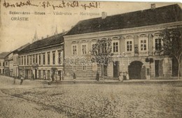 T2/T3 1926 Szászváros, Broos, Orastie; Vásár Utca / Marktgasse / Street - Unclassified