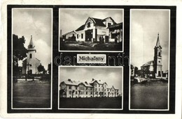 * T4 Alsómihályi, Michalany; Templomok, Vasútállomás / Churches, Railway Station (Rb) - Sonstige & Ohne Zuordnung