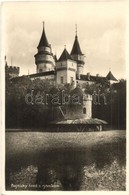 T2/T3 1937 Bajmóc, Bojnice; Gróf Pálffy Várkastély A Tóval / Bojnicky Zámok S Rybníkom / Castle With Pond - Otros & Sin Clasificación