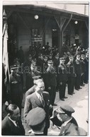 * T1/T2 1939 Kassa, Kosice; Látogatás A Vasútállomáson, Vasutasok / Railwaymen At The Railway Station, Ceremonial Visit. - Otros & Sin Clasificación