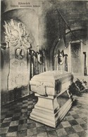 * T1/T2 Késmárk, Kezmarok; Thököly Mauzóleum Belső, Koporós / Mausoleum Interioe With Coffin - Otros & Sin Clasificación