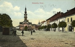 * T2 1915 Késmárk, Kezmarok; Fő Utca, Templom, Kohn üzlete. Reiner Miklós Kiadása / Main Street, Church, Shop - Other & Unclassified